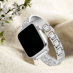Correa Apple Watch, con lentejuelas, para mujer, modelo Douwa