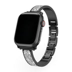 Correa Apple Watch, con lentejuelas, para mujer, modelo Douwa