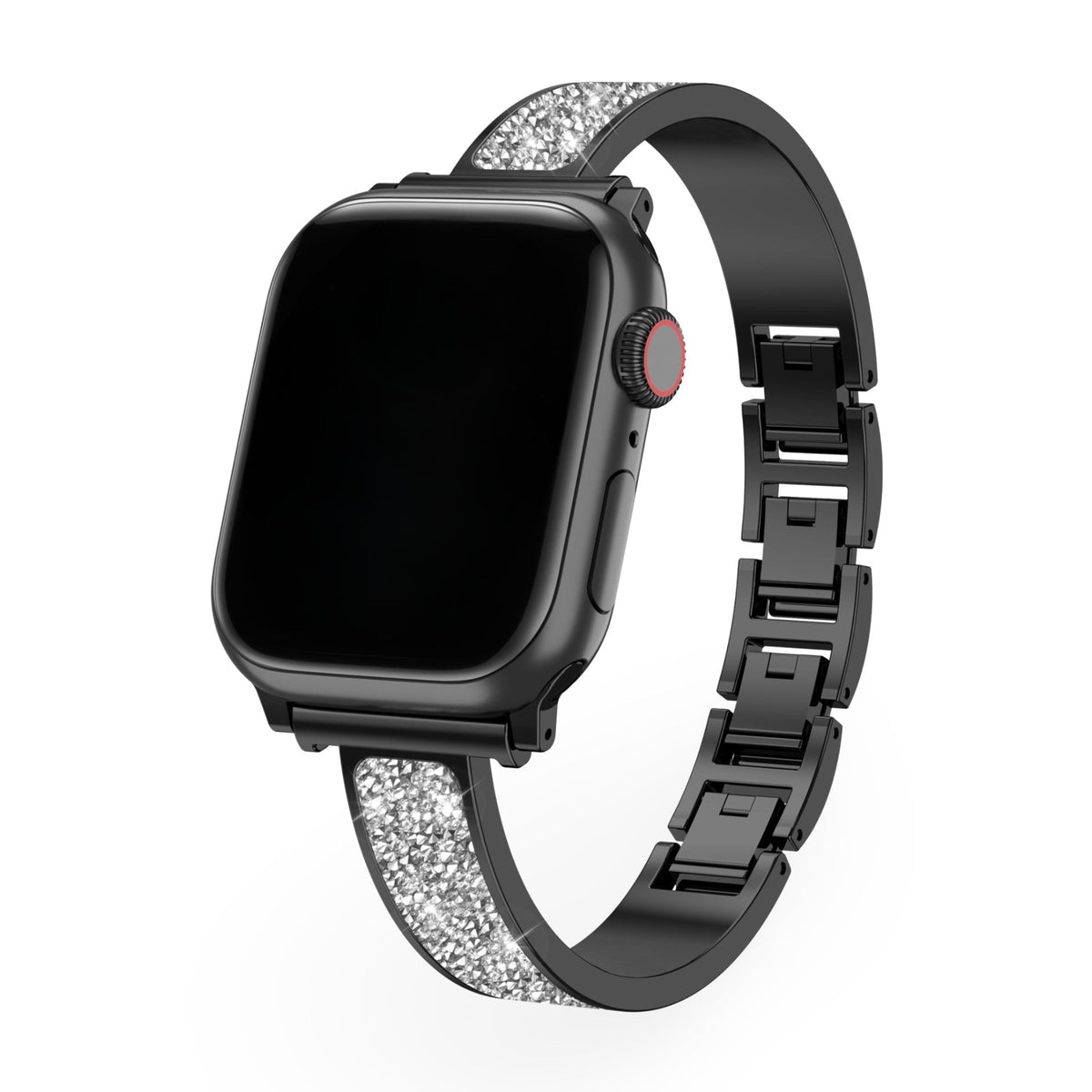 Correa Apple Watch, con lentejuelas, para mujer, modelo Douwa