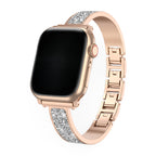 Correa Apple Watch, con lentejuelas, para mujer, modelo Douwa