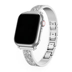 Correa Apple Watch, con lentejuelas, para mujer, modelo Douwa