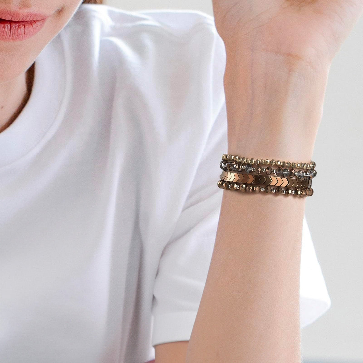 Correa para reloj inteligente, de cristal brillante, para Apple Watch, modelo Karmelle