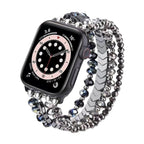 Correa para reloj inteligente, de cristal brillante, para Apple Watch, modelo Karmelle