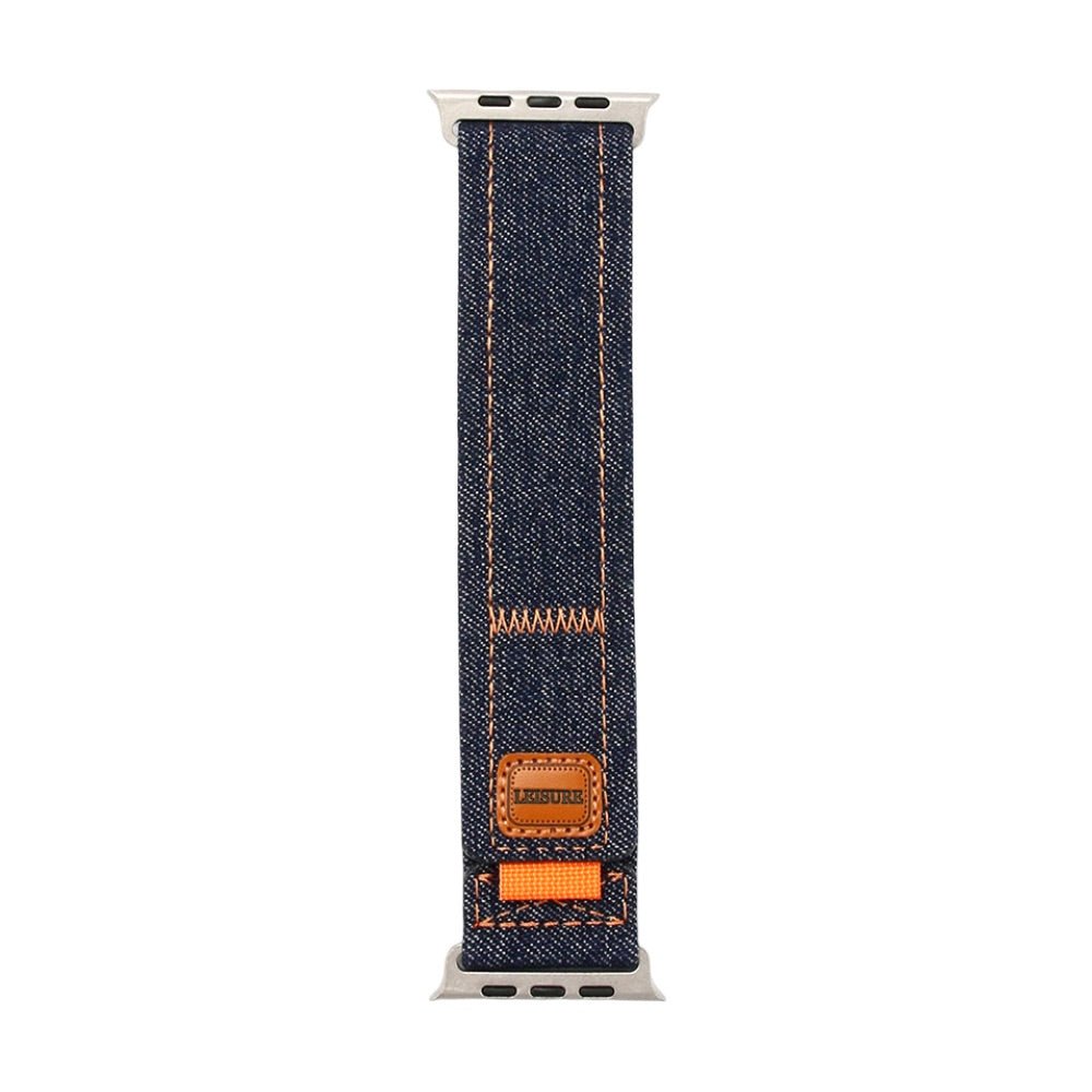 Correa vaquera denim, look casual y elegante, para Apple Watch, ajustable, modelo Locarne