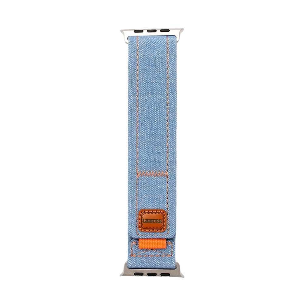 Correa vaquera denim, look casual y elegante, para Apple Watch, ajustable, modelo Locarne