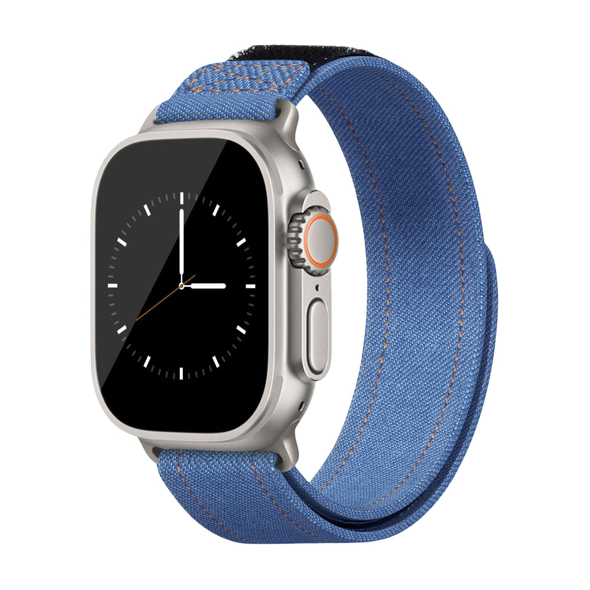 Correa vaquera denim, look casual y elegante, para Apple Watch, ajustable, modelo Locarne