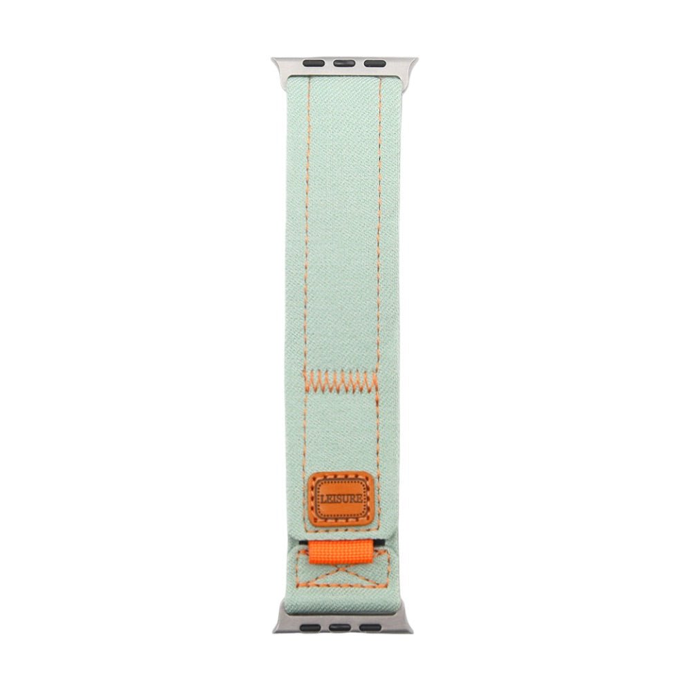 Correa vaquera denim, look casual y elegante, para Apple Watch, ajustable, modelo Locarne