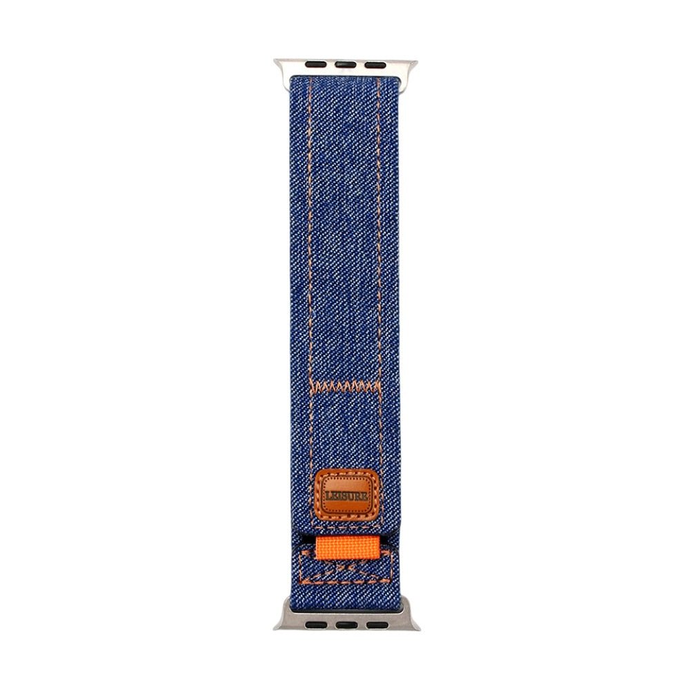 Correa vaquera denim, look casual y elegante, para Apple Watch, ajustable, modelo Locarne