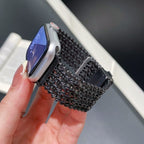 Correa de malla en V gruesa, irrompible, para Apple Watch, ajustable, modelo Forux