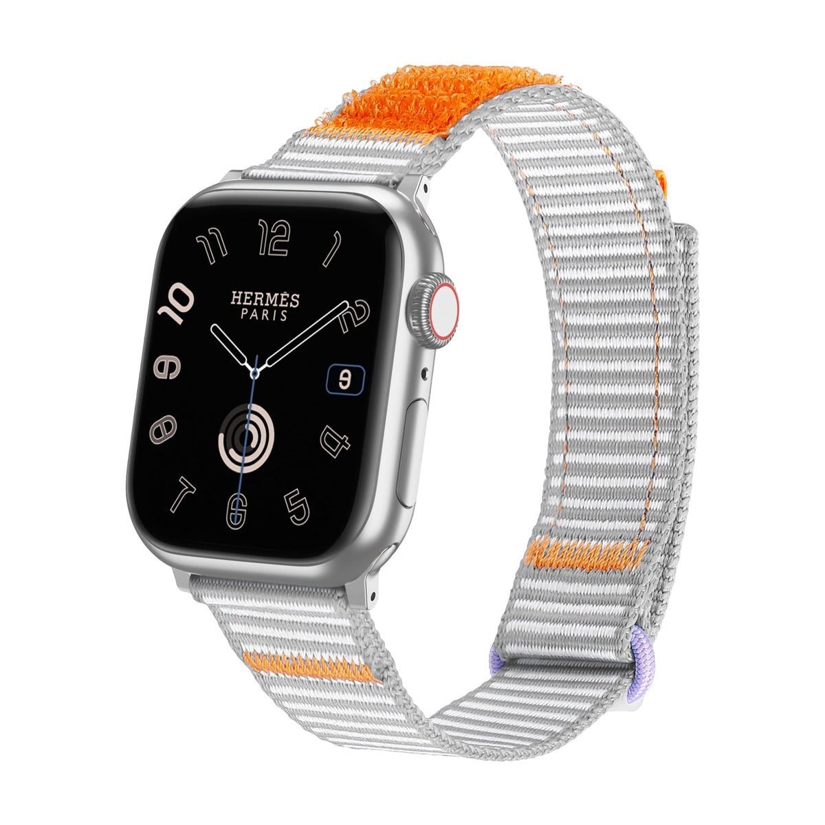 Correa de nailon a rayas, muy resistente, para Apple Watch, ajustable, modelo Dacota