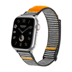 Correa de nailon a rayas, muy resistente, para Apple Watch, ajustable, modelo Dacota