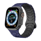 Correa de silicona de aspecto técnico, alta resistencia, para Apple Watch, ajustable, modelo Ditrix