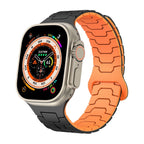 Correa de silicona de aspecto técnico, alta resistencia, para Apple Watch, ajustable, modelo Ditrix