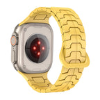 Correa de silicona de aspecto técnico, alta resistencia, para Apple Watch, ajustable, modelo Ditrix