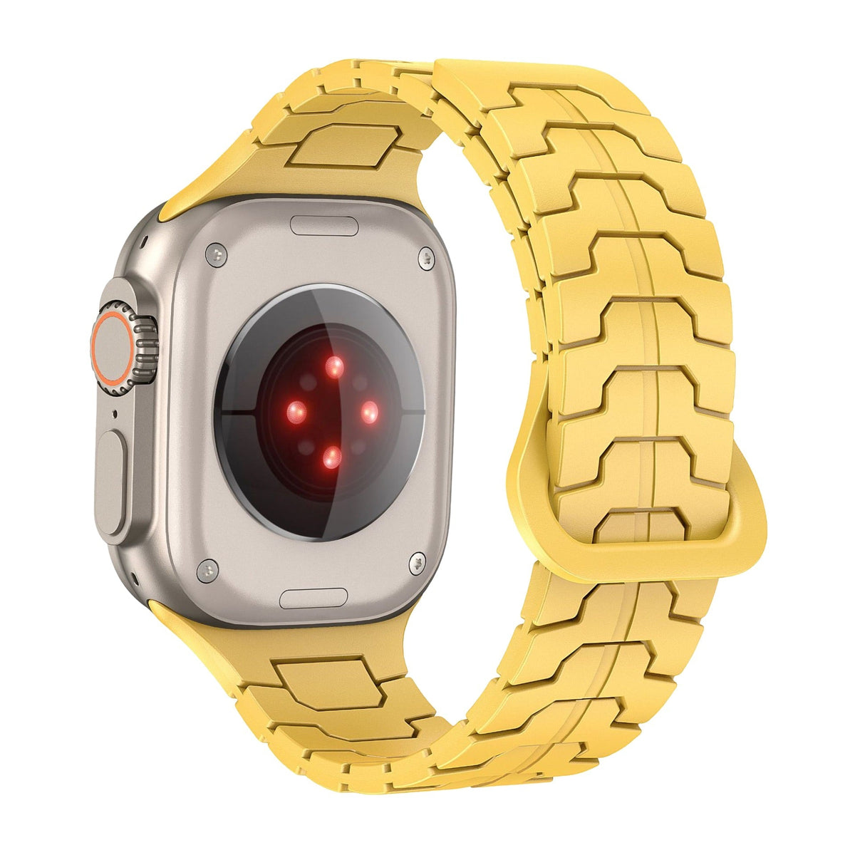 Correa de silicona de aspecto técnico, alta resistencia, para Apple Watch, ajustable, modelo Ditrix