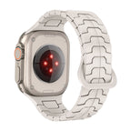 Correa de silicona de aspecto técnico, alta resistencia, para Apple Watch, ajustable, modelo Ditrix