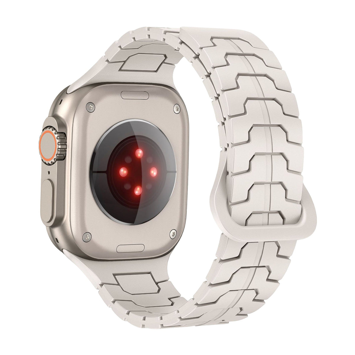 Correa de silicona de aspecto técnico, alta resistencia, para Apple Watch, ajustable, modelo Ditrix