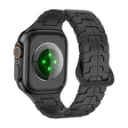 Correa de silicona de aspecto técnico, alta resistencia, para Apple Watch, ajustable, modelo Ditrix
