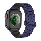 Correa de silicona de aspecto técnico, alta resistencia, para Apple Watch, ajustable, modelo Ditrix