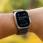 Correa de silicona técnica transpirable, cierre magnético, para Apple Watch, ajustable, modelo Fatal