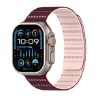 Correa de silicona técnica transpirable, cierre magnético, para Apple Watch, ajustable, modelo Fatal
