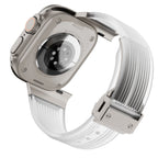 Correa de silicona transparente para Apple Watch, hiperresistente, ajustable, modelo Cristo