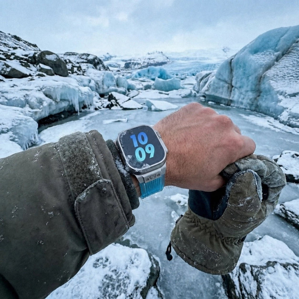 Correa de silicona transparente para Apple Watch, hiperresistente, ajustable, modelo Cristo