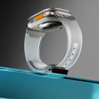 Correa de silicona transparente para Apple Watch, hiperresistente, ajustable, modelo Cristo
