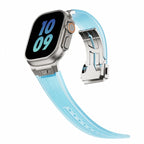 Correa de silicona transparente para Apple Watch, hiperresistente, ajustable, modelo Cristo