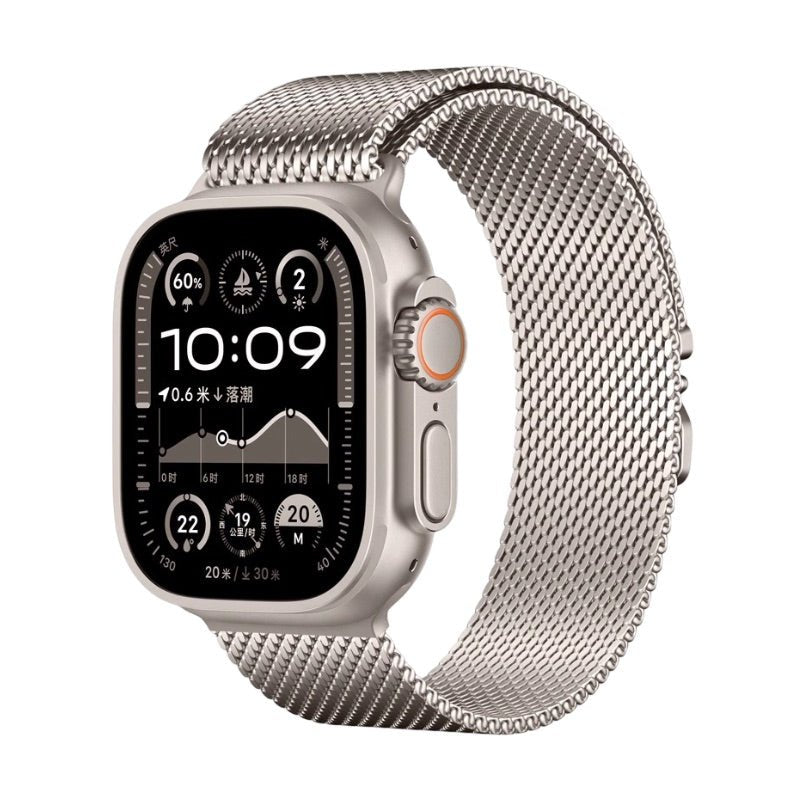 Correa de malla milanesa de acero inoxidable para Apple Watch con cierre táctico, modelo Raeko