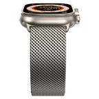Correa de malla milanesa de acero inoxidable para Apple Watch con cierre táctico, modelo Raeko