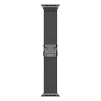 Correa de malla milanesa de acero inoxidable para Apple Watch con cierre táctico, modelo Raeko