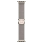 Correa de malla milanesa de acero inoxidable para Apple Watch con cierre táctico, modelo Raeko