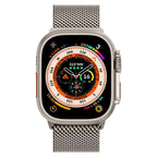 Correa de malla milanesa de acero inoxidable para Apple Watch con cierre táctico, modelo Raeko
