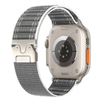 Correa de nailon ajustable para reloj Apple Watch, hebilla paracaídas, cierre táctico, modelo Riven