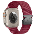 Correa de nailon tejido en diagonal para Apple Watch, cierre táctico, modelo Neyko