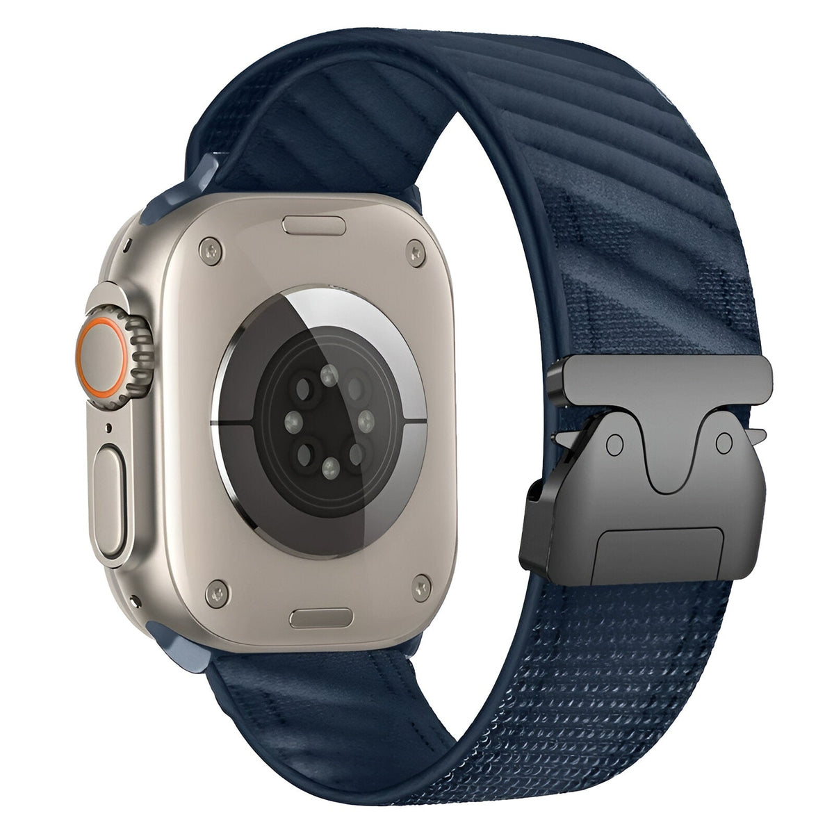 Correa de nailon tejido en diagonal para Apple Watch, cierre táctico, modelo Neyko