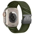 Correa de nailon tejido en diagonal para Apple Watch, cierre táctico, modelo Neyko
