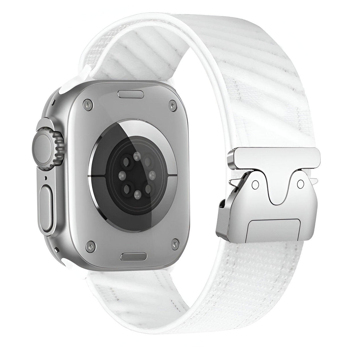 Correa de nailon tejido en diagonal para Apple Watch, cierre táctico, modelo Neyko