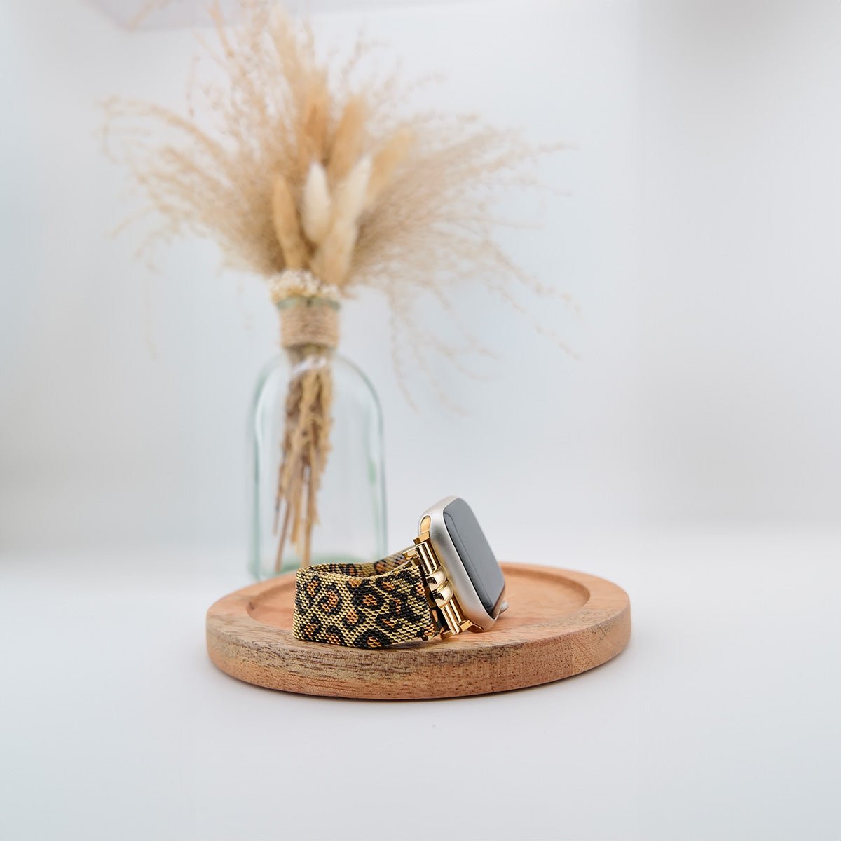 Correa para Apple Watch, leopardo, fina y elegante, estilo chic, modelo Parus