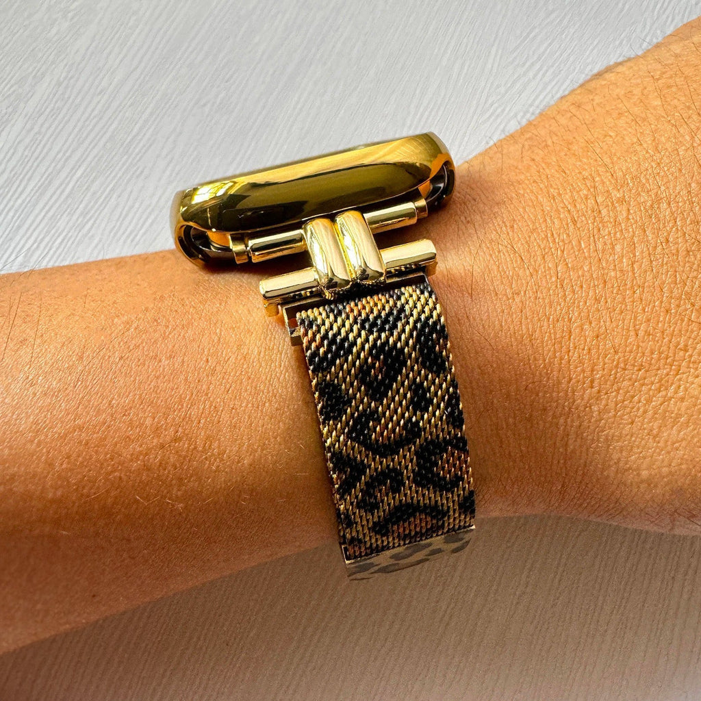Correa para Apple Watch, leopardo, fina y elegante, estilo chic, modelo Parus