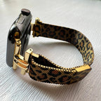 Correa para Apple Watch, leopardo, fina y elegante, estilo chic, modelo Parus