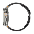 Correa de silicona perforada para Apple Watch, diseño outdoor, conectores metálicos, modelo Serdak