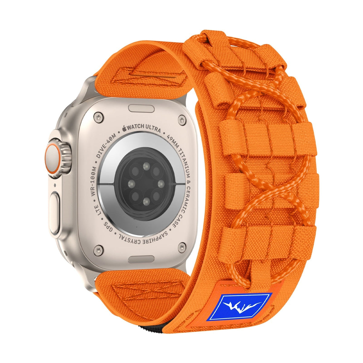 Correa táctica de nailon, edición montaña y escalada, para Apple Watch, ajustable, modelo Diemio