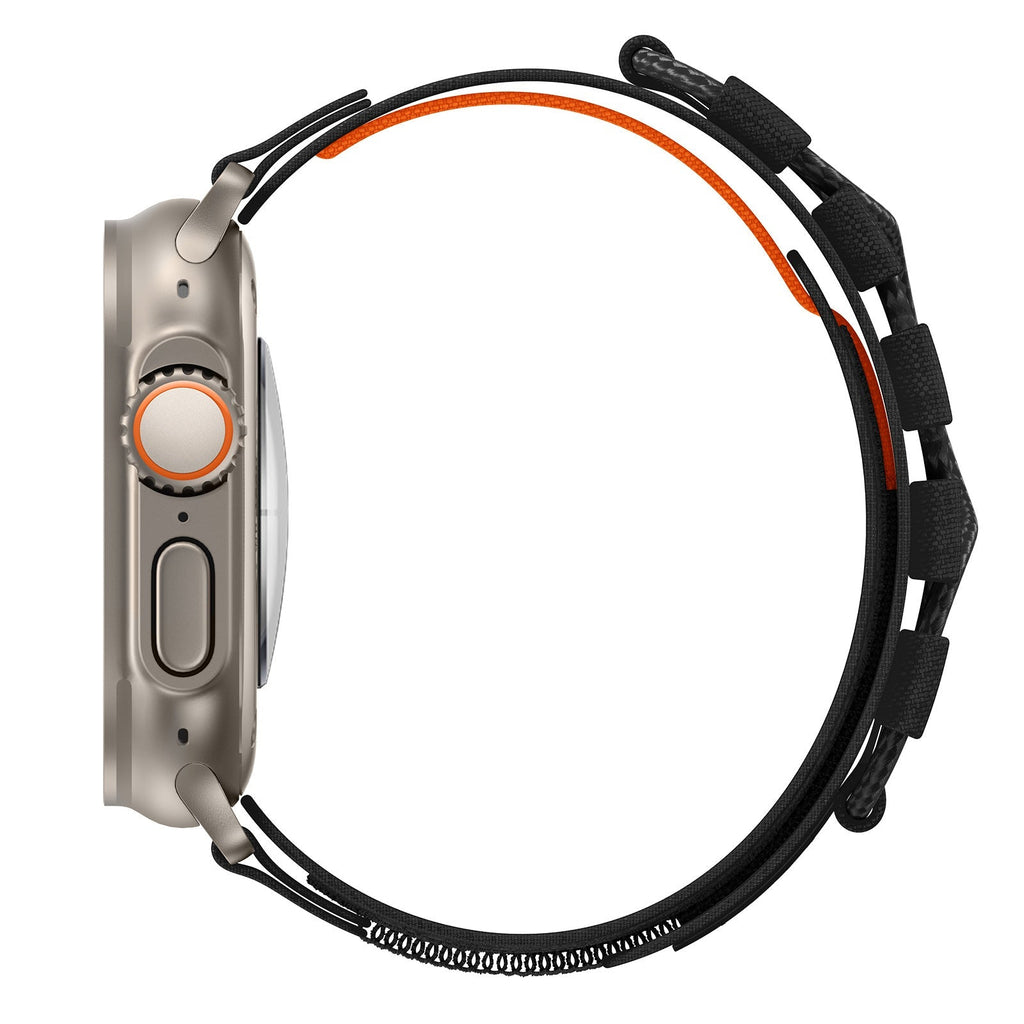 Correa táctica de nailon, edición montaña y escalada, para Apple Watch, ajustable, modelo Diemio
