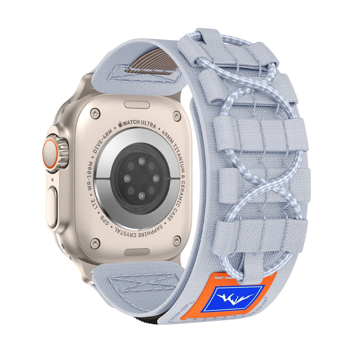 Correa táctica de nailon, edición montaña y escalada, para Apple Watch, ajustable, modelo Diemio