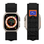 Correa táctica de nailon, edición montaña y escalada, para Apple Watch, ajustable, modelo Diemio