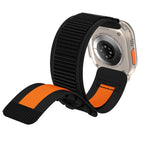 Correa táctica de nailon, edición montaña y escalada, para Apple Watch, ajustable, modelo Diemio