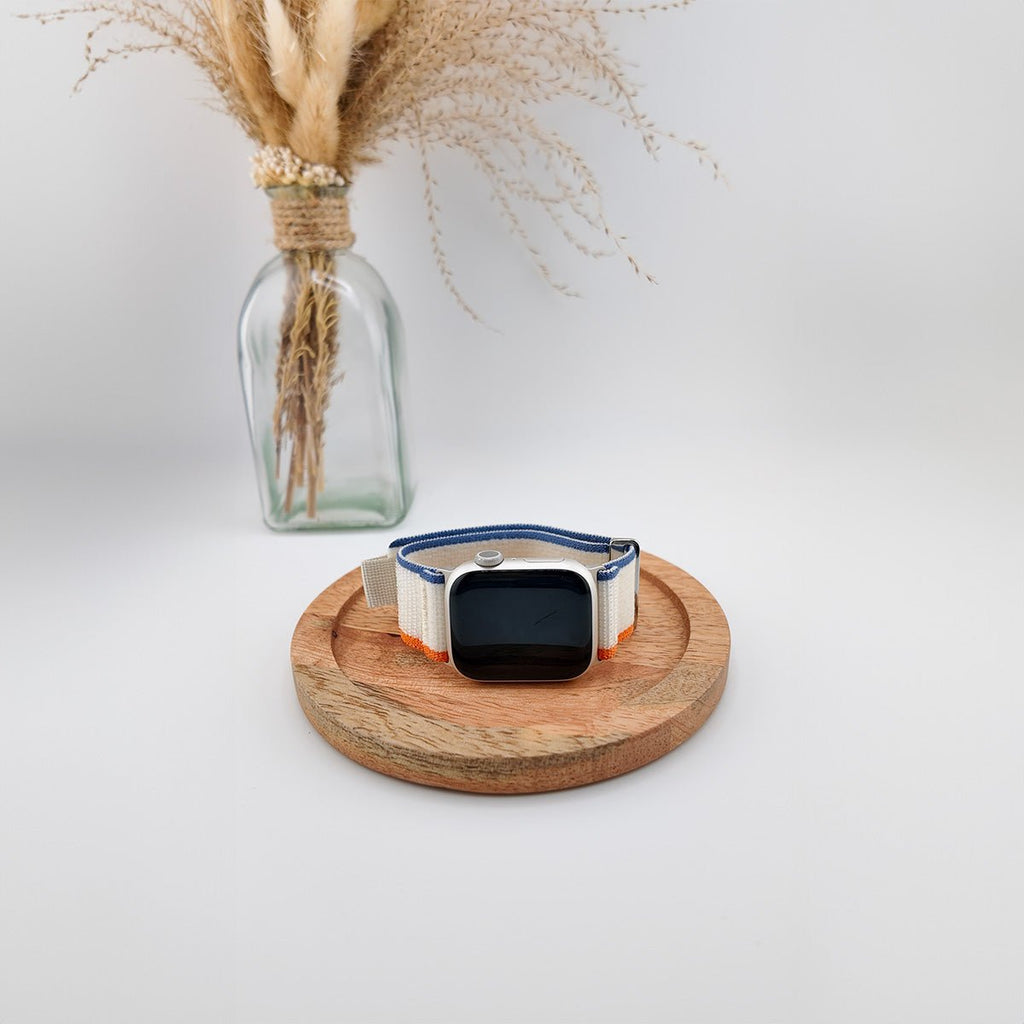 Correa Trail Edition de nailon resistente para Apple Watch con cierre de velcro, modelo Elios