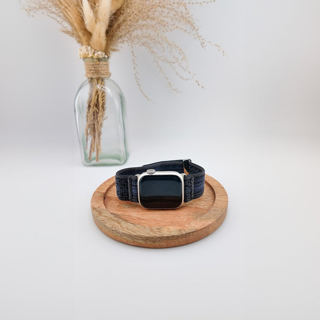 Correa Trail Edition de nailon resistente para Apple Watch con cierre de velcro, modelo Elios
